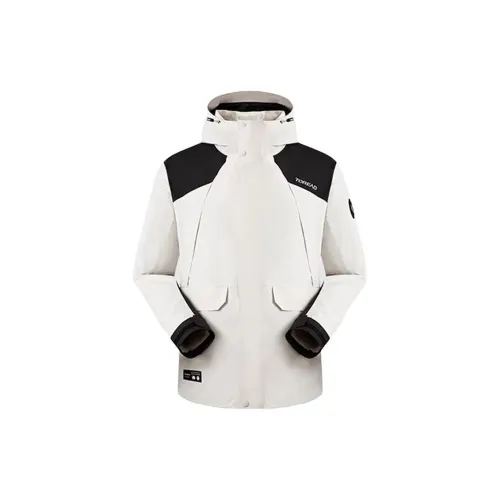 TOREAD Windbreaker Jackets Men Polar White \ Black