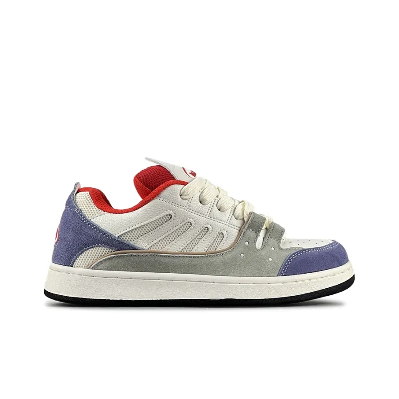 LuzaoT SUPER DRAG Puffy Shoes Anti Slip Wear Resistant Low Top Skateboard Shoes Women's Taro Purple-1