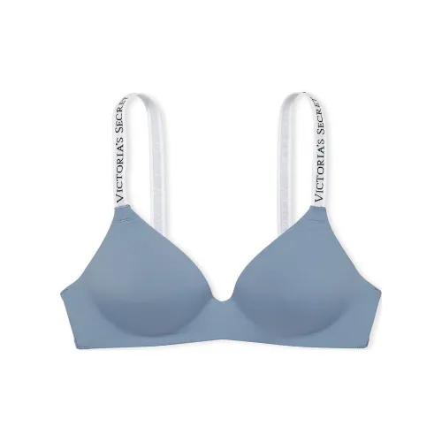 Victoria's Secret PINK THE T-SHIRT Lightly-Lined Wireless Bra/BLUE Bra Women's Blue