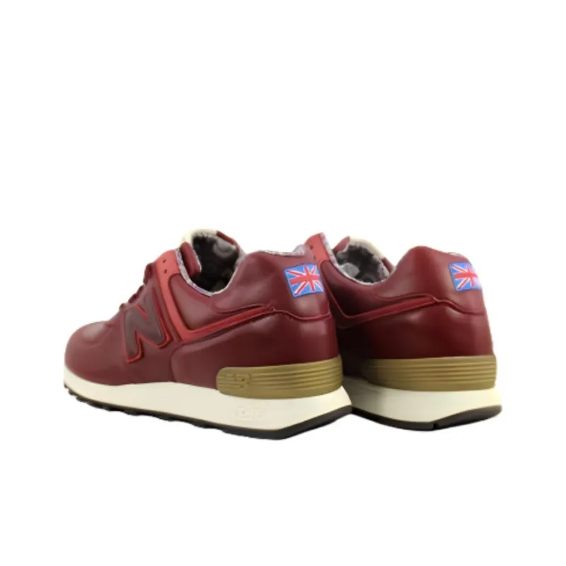 New Balance NB 576 Cushioning, Wear Resistant Low Top Running Shoes Unisex Dark Red-3