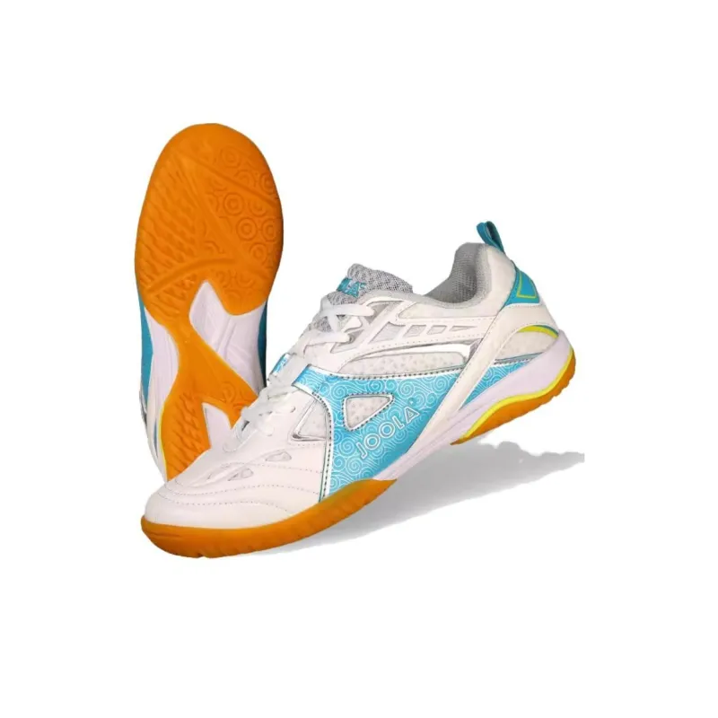 JOOLA Anti-Slip Wear-Resistant Low-Top Training Shoes Unisex White Blue-2