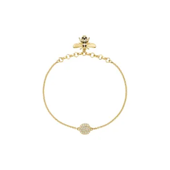 Swarovski Remix Collection Women's Bee Strand Bracelet Gold