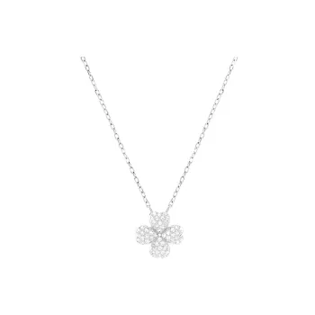 Swarovski Rhodium Plated Necklaces Women's Silver White