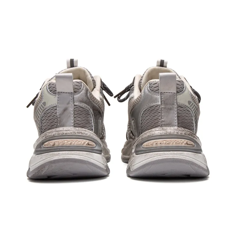 ADERSTAR Breathable Support Height Increasing Low-Top Chunky Sneakers Men's-3