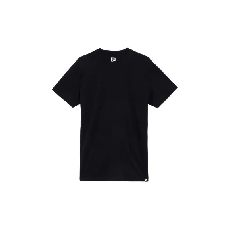 PUMA Downtown T Shirts Unisex Black-1