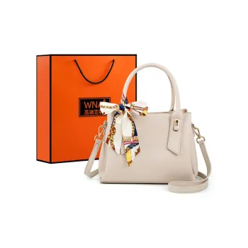 Vigno Synthetic Leather Crossbody Handbag Regular Women's Apricot