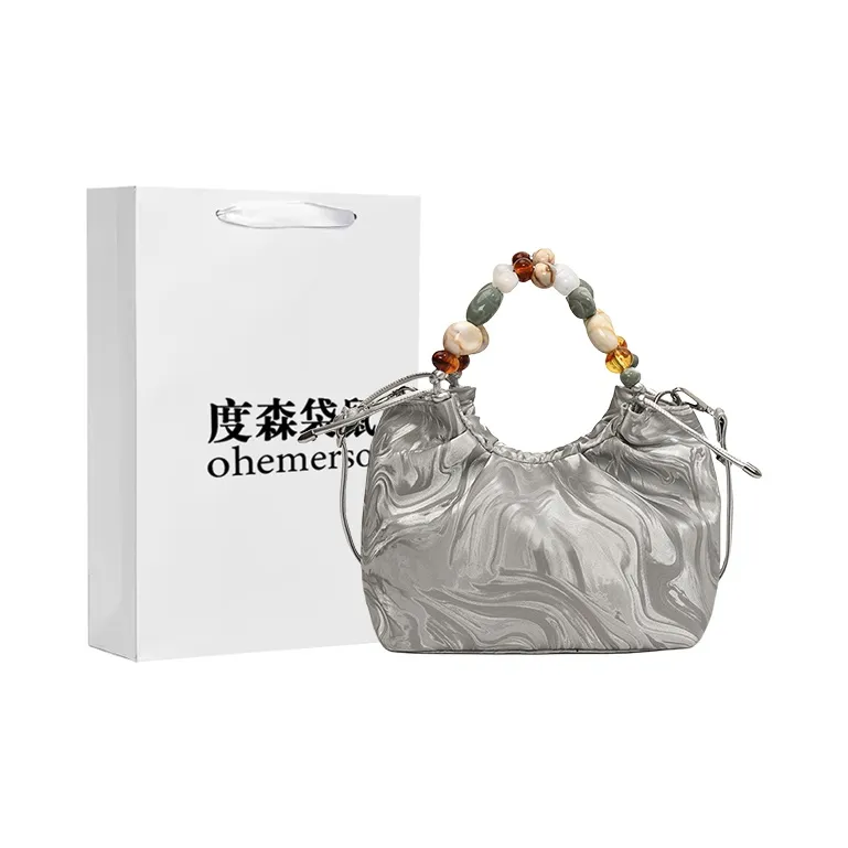 Dusen Kangaroo PU Handbag Women's Multicolor-7