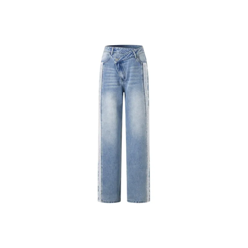 Three Quarters Jeans Women's Blue-1
