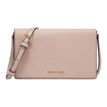 MICHAEL KORS Jet Set Cow Leather With Artificial Leather Shoulder Bag, Crossbody Bag Medium Size Women's Nude Pink