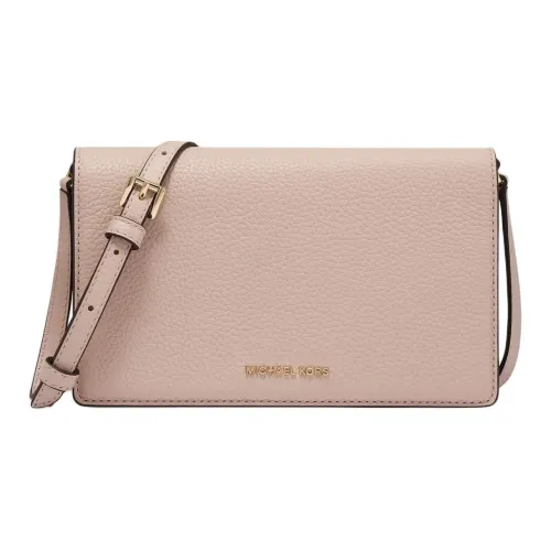MICHAEL KORS Jet Set Cow Leather With Artificial Leather Shoulder Bag, Crossbody Bag Medium Size Women's Nude Pink