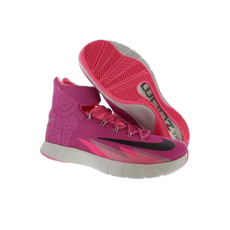 Nike Air Zoom Generation Zoom Hyperrev Cushioning Wear Resistant High Top Basketball Shoes Men's Pink-3