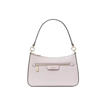 Kate Spade Hudson Litchi Grain Leather Handbag, Shoulder Bag, Crossbody Bag Women's Glitter Pink