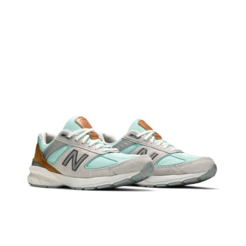 New Balance 990v5 Kawhi Leonard White Gold-2