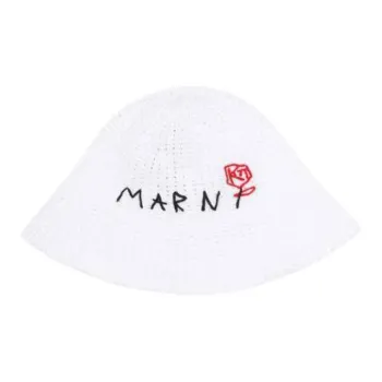 MARNI Cotton Bucket Hats Women's White