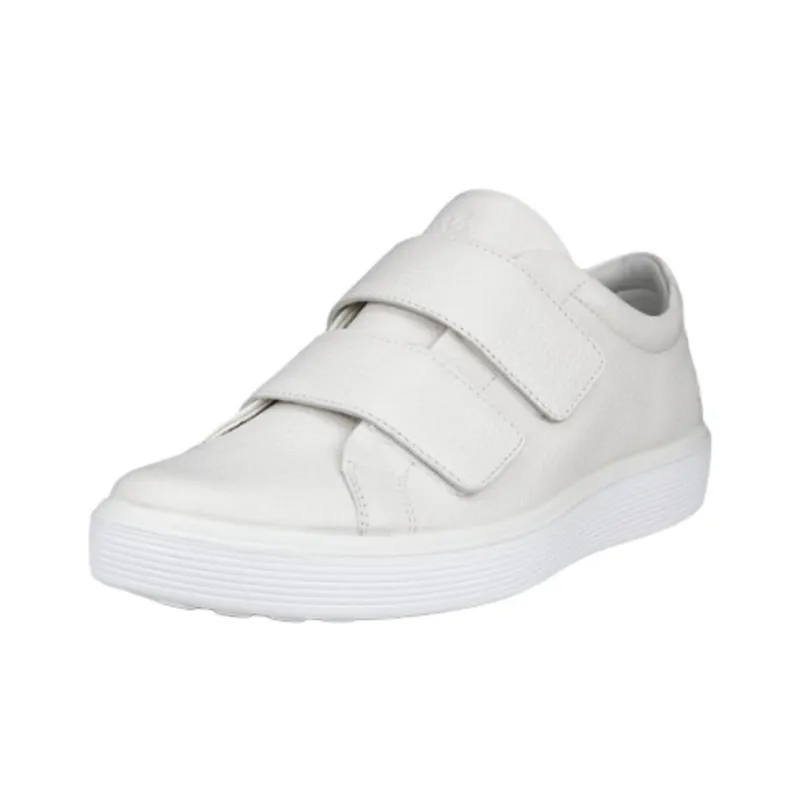 Ecco Low Top Skateboard Shoes Men's White-1