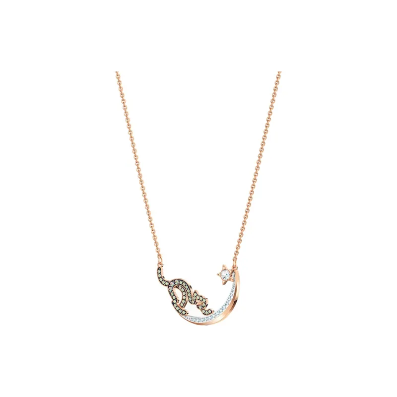 Swarovski Cattitude Artificial Crystal Necklaces Women's-1