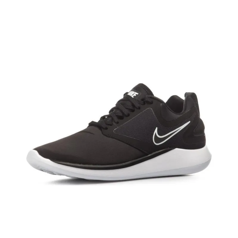 Nike Lunarsolo Cushioning Breathable Low-Top Running Shoes Men's Black White-2