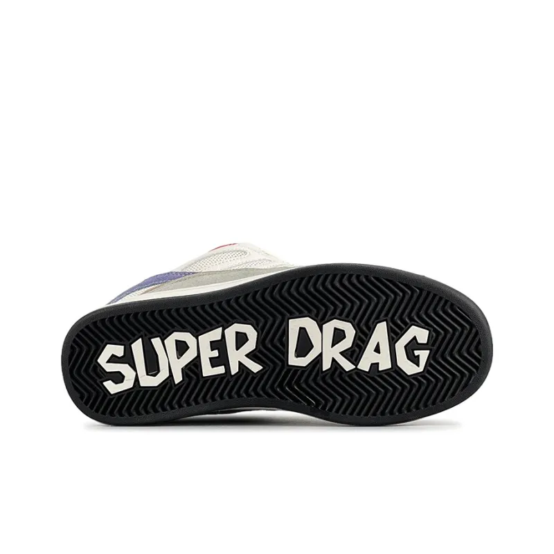 LuzaoT SUPER DRAG Puffy Shoes Anti Slip Wear Resistant Low Top Skateboard Shoes Women's Taro Purple-5