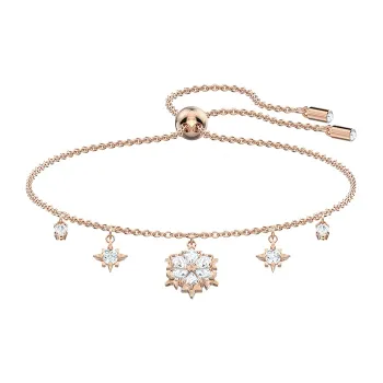 Swarovski Crystal Bracelets Women's Rose Gold Tone Plated