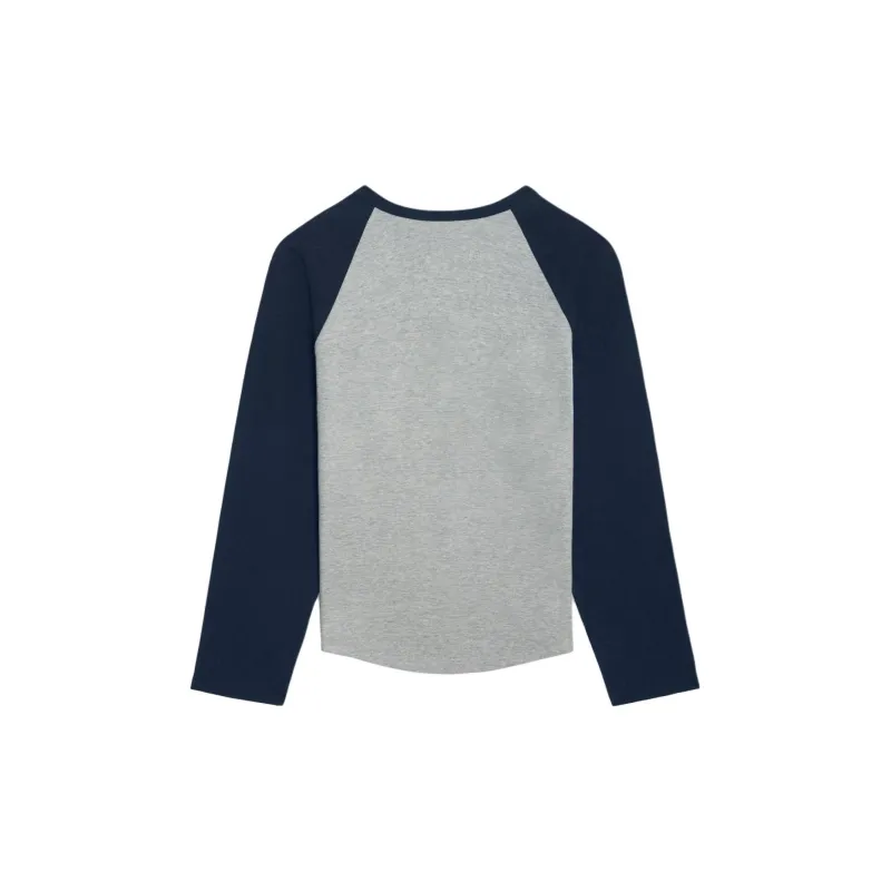 CELINE SS24 Raglan Sleeve T Shirt Women's Mixed Gray-3