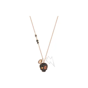 Swarovski Duo Skull Necklaces Women's