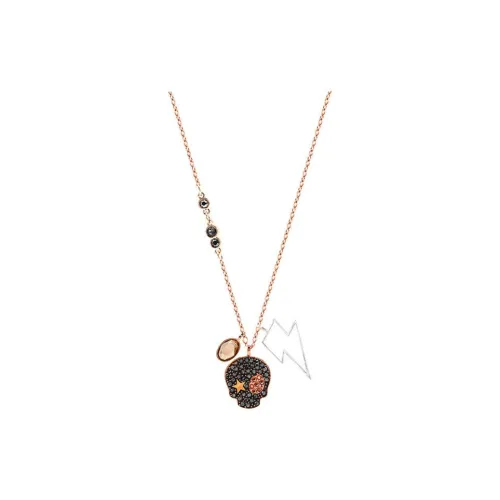 Swarovski Duo Skull Necklaces Women's