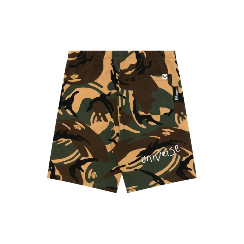 Aape Camouflage print Track Shorts-1