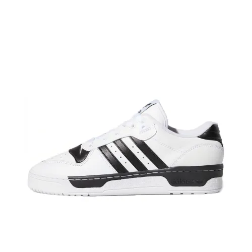 Adidas Rivalry Low Cloud White Core Black Stripes