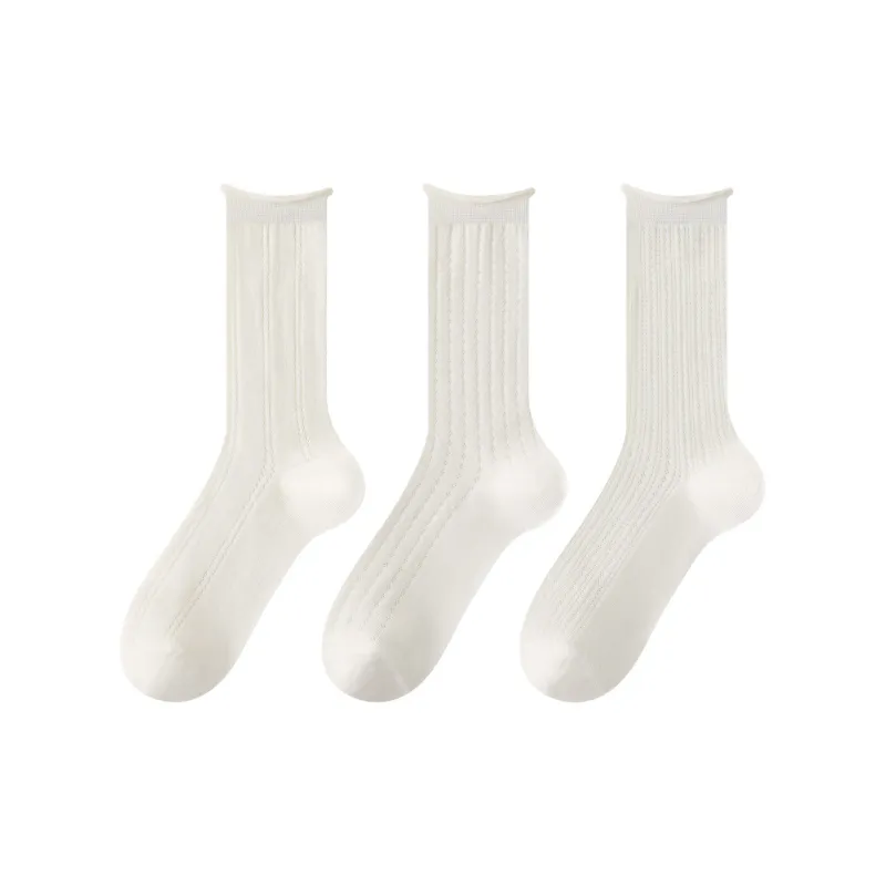XXLLG Mid Calf Socks Women's 3 Pack-0