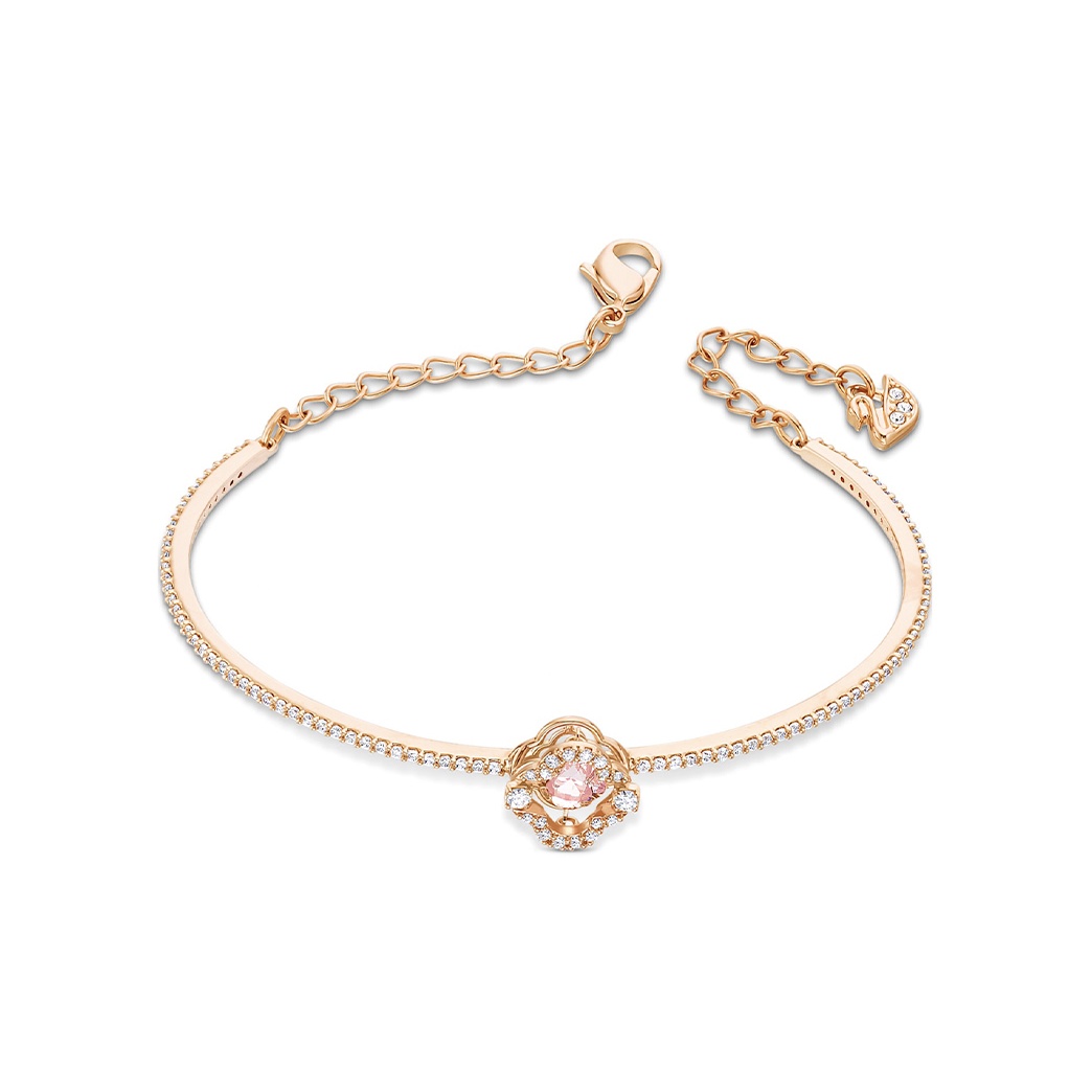 ✨極美品✨スワロフスキー SWAROVSKI スパークリングダンスブレスレット✧ SWAROVSKI スワロフスキー Sparkling Dance バングル クローバー