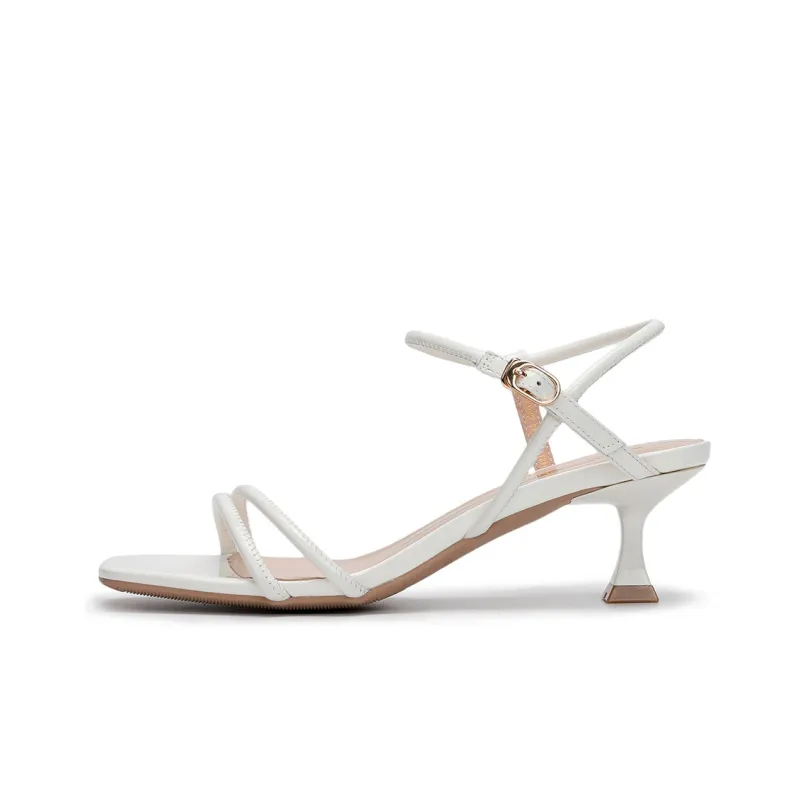 SATURDAY MODE One Strap Sandals Women's Ecru-0