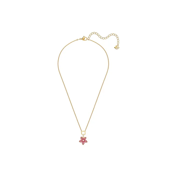 Swarovski Tropical Necklaces Women's Pink-2