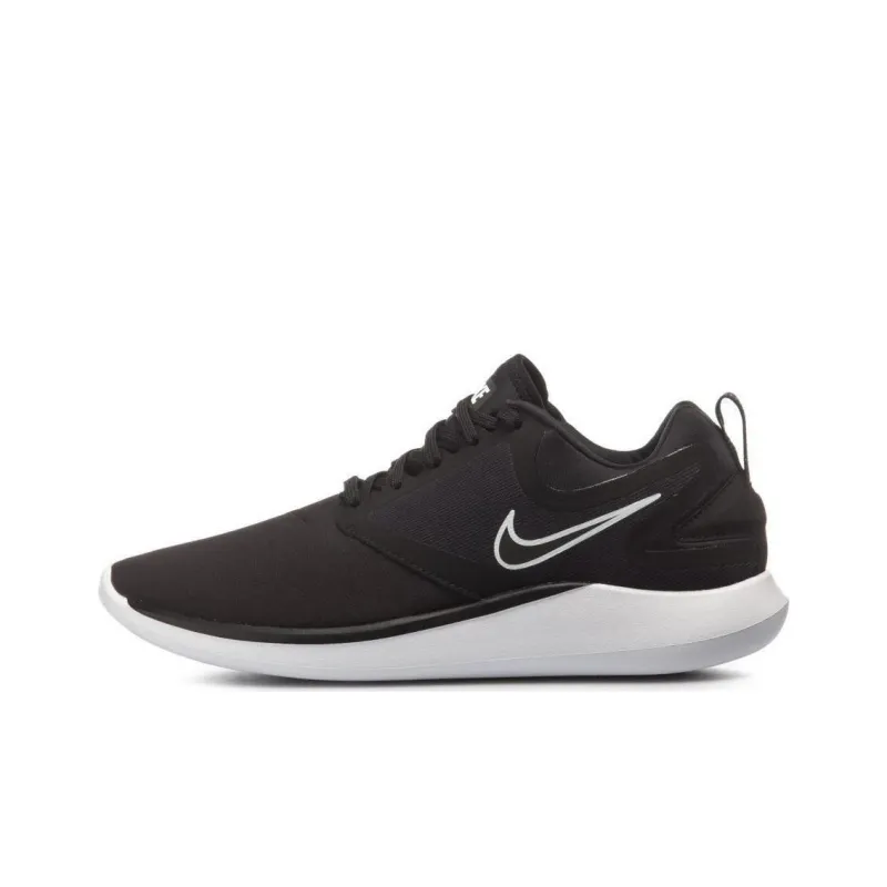 Nike Lunarsolo Cushioning Breathable Low-Top Running Shoes Men's Black White-0