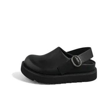 An Old Man Casual Single Shoes Women's Black