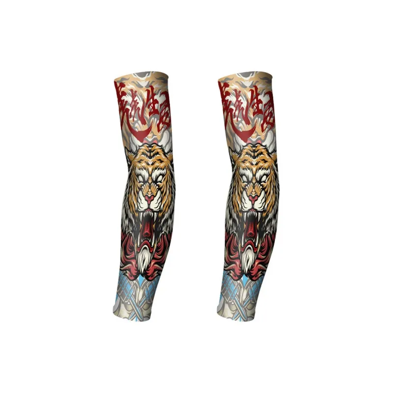 GXT Other Riding Equipment Cycling Arm Warmers Outdoor Unisex Shredded Milk/ice-34