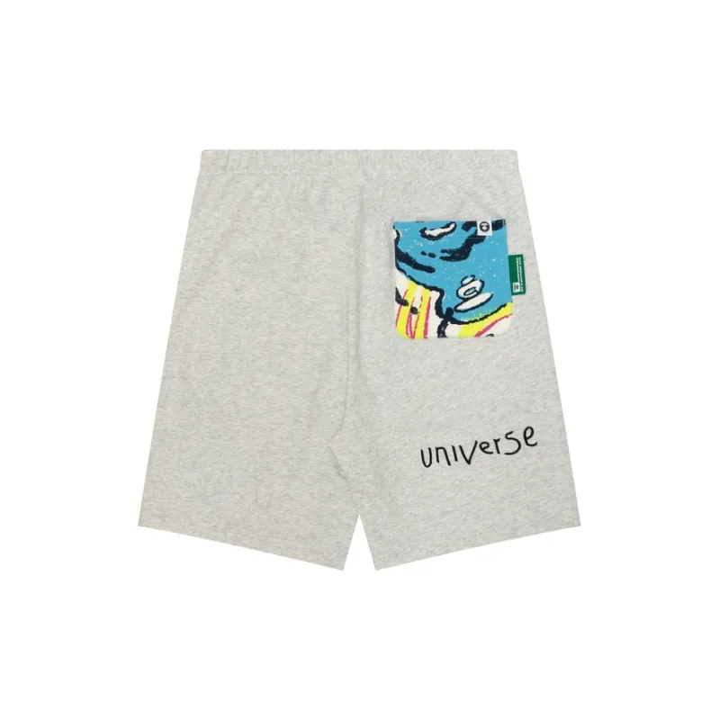 Aape Logo print Track Shorts-1