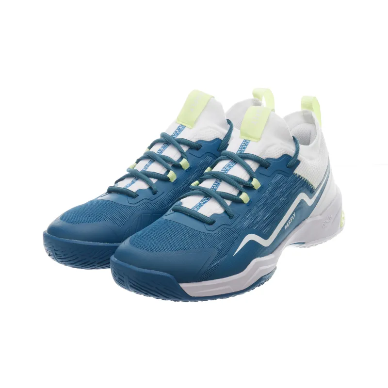 DECATHLON Anti Slip Wear Resistant Low Top Badminton Shoes Women's Blue White-2