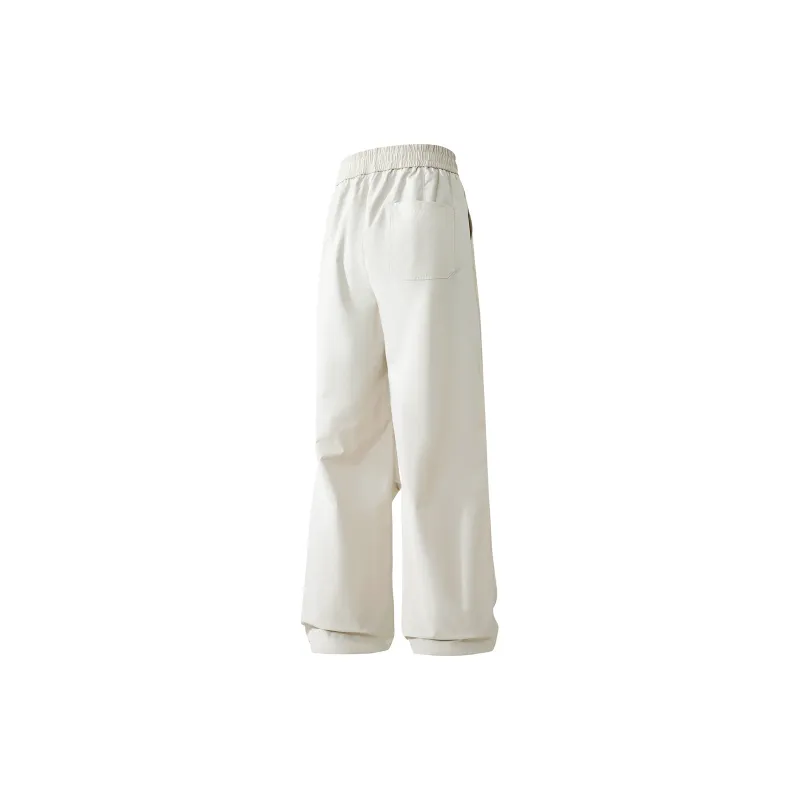 JIPIAO Cargo Pants Unisex White Sand-1