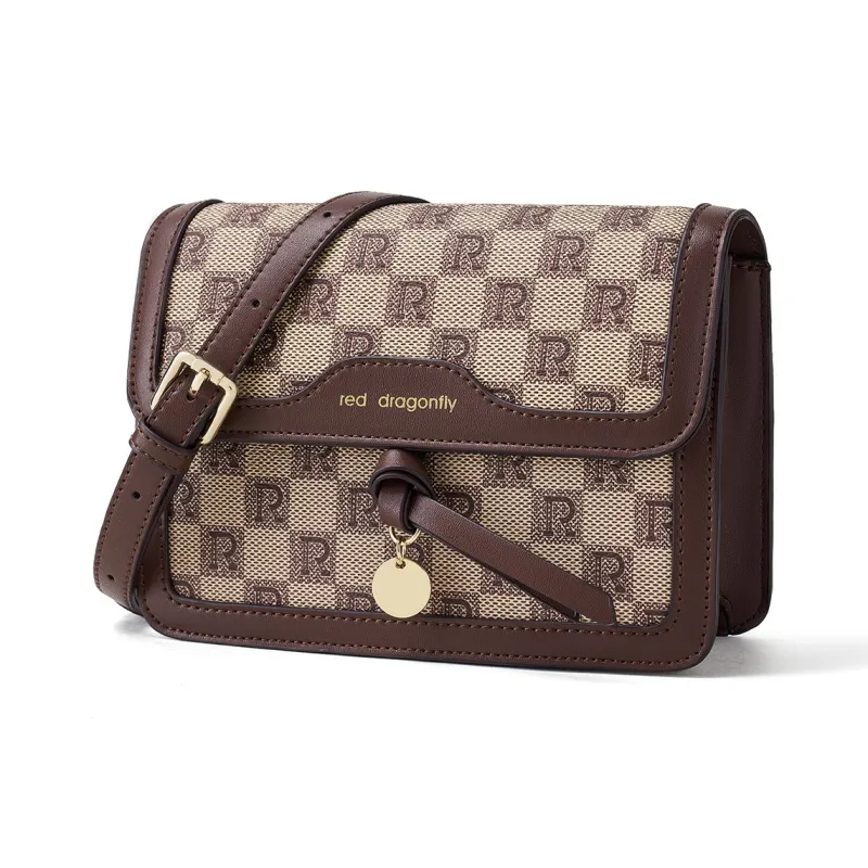 RED DRAGONFLY Pvc Small Square Bag Shoulder Bag Regular Women's Brown/Dark Coffee/Coffee-15