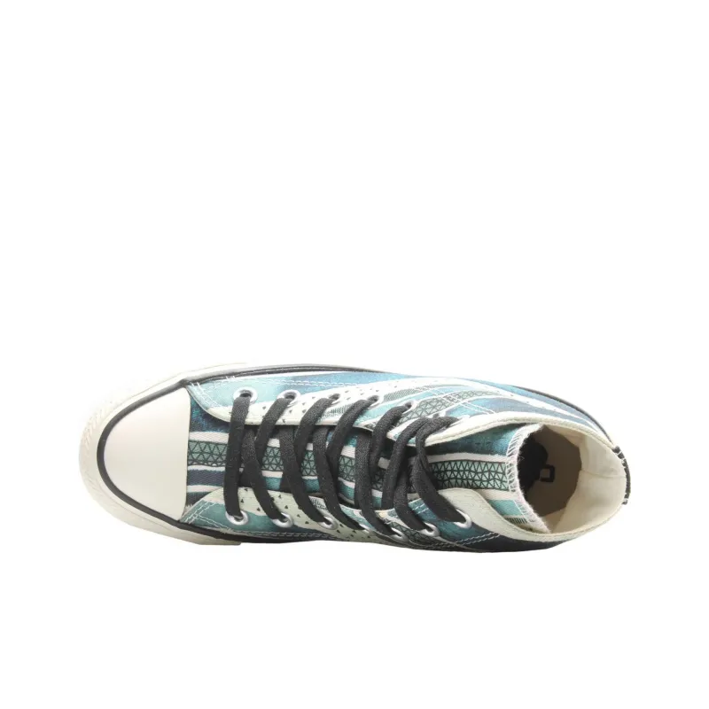 Converse Chuck Taylor All Star Hi Pop Stripes Teal Women's-3