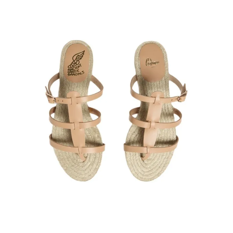 Castañer x ANCIENT GREEK SANDALS Abrasion-Resistant Strap Sandals Women's Pink-3
