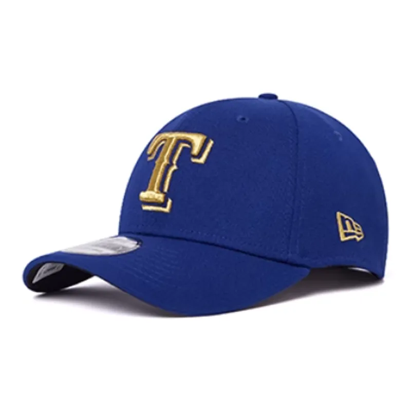New Era Polyester Elastane Cotton Elastodiene Baseball Caps Unisex Blue-0