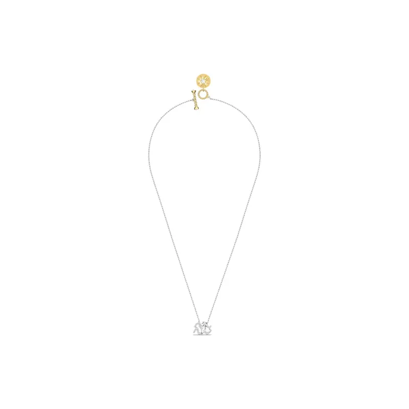 Swarovski Zodiac Aquarius Necklaces Women's Silver-0