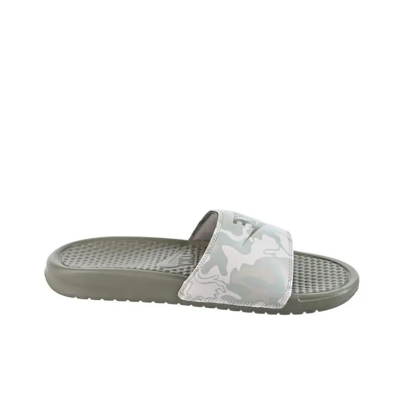 Nike Benassi Quiet Slip-Resistant Odor-Resistant Abrasion-Resistant Slide Slippers Unisex Jasper-1