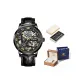 Black Leather Black Case Black Dial