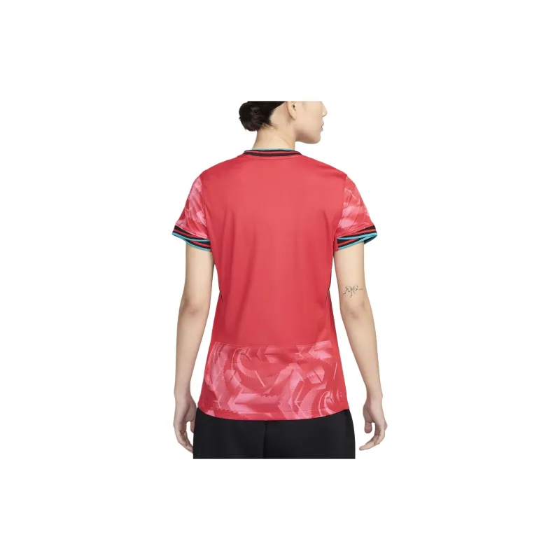 Nike Korea 2024 Stadium Home Soccer Jerseys Women's Red-1
