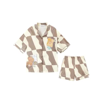 GUKOO x MIQIJIAZU LIANMINGKUAN Pajama Set Women's Cream Yellow