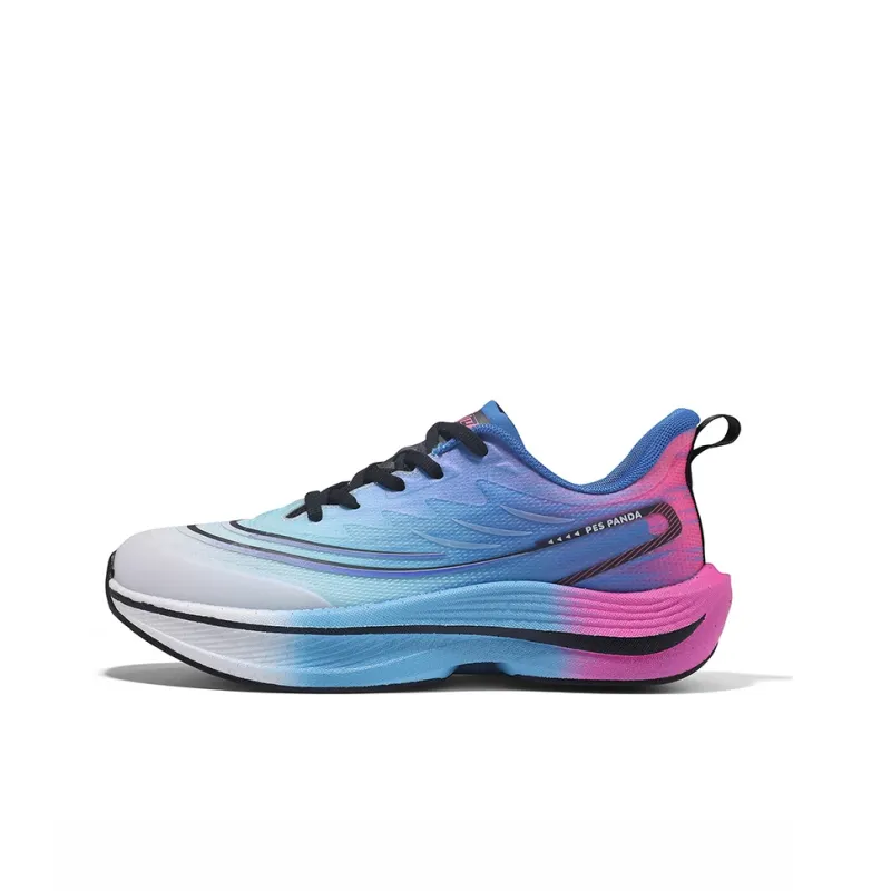 PES PANDA Running Shoes Unisex Low Top Ocean White/Blue Purple/Sapphire Orange Red/Rolls Black-1