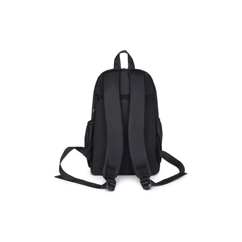 KINGSONS PU Backpack Men's Gray/Black/Green-9