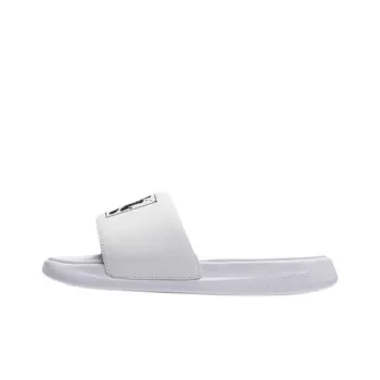 LiNing LN Slipper Slip Resistant Abrasion Resistant Slide Slippers Men's White Black